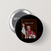 Gott segne Papst Leo Xiv 5 Button (Vorne & Hinten)