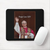 Gott segne Papst Leo Xiv 5 Mousepad (Mit Mouse)
