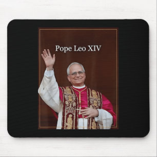 Gott segne Papst Leo Xiv 5 Mousepad