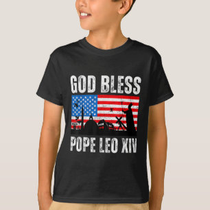 Gott segne Papst Leo Xiv 5 T-Shirt