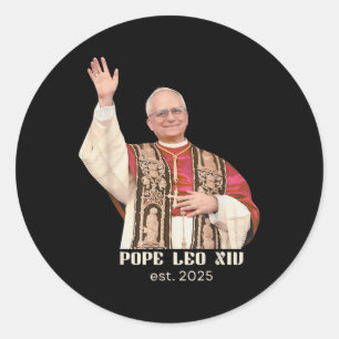 Gott segne Papst Leo Xiv _7 Runder Aufkleber