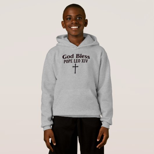 Gott segne Papst Leo XIV Hoodie (Vorne ganz)
