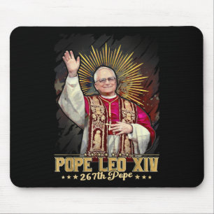 Gott segne Papst Leo Xiv katholisch Mousepad