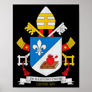 Gott segne Papst Leo Xiv Leone Xiv Poster