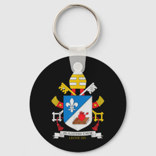 Gott segne Papst Leo Xiv Leone Xiv Schlüsselanhänger