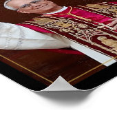 Gott segne Papst Leo Xiv Shirt Poster (Ecke)