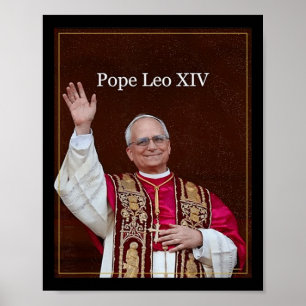 Gott segne Papst Leo Xiv Shirt Poster