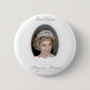 Gott segne Princess Diana Button