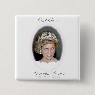 Gott segne Princess Diana Button