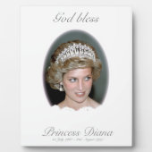 Gott segne Princess Diana Fotoplatte (Vorderseite)