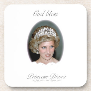 Gott segne Princess Diana Getränkeuntersetzer