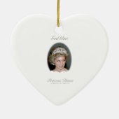 Gott segne Princess Diana Keramik Ornament (Hinten)