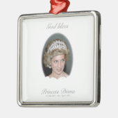 Gott segne Princess Diana Silbernes Ornament (Links)