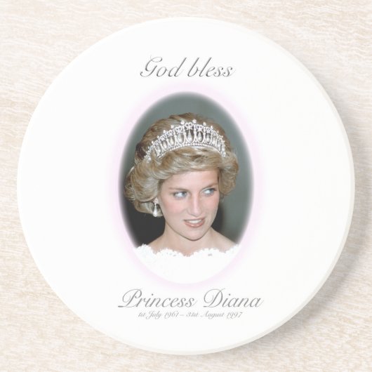 Gott segne Princess Diana Untersetzer (Vorne)