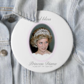 Gott segne Prinzessin Diana - Erinnerung Button (Beispiel)