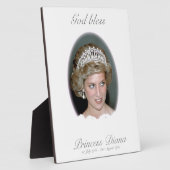 Gott segne Prinzessin Diana - Erinnerung Fotoplatte (Seite)
