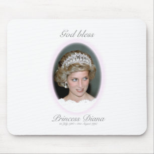 Gott segne Prinzessin Diana - Erinnerung Mousepad