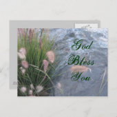 Gott segne Sie Beach Foto Postkarte (Vorne/Hinten)