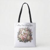 Gott segne Sie Blume Bouquet Tasche (Vorderseite)