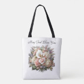 Gott segne Sie Blume Bouquet Tasche (Rückseite)