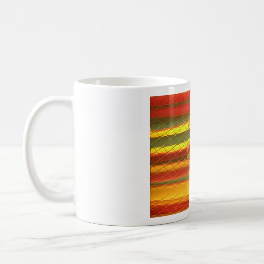 Gott segne Sie Farben Design Kaffeetasse (Links)