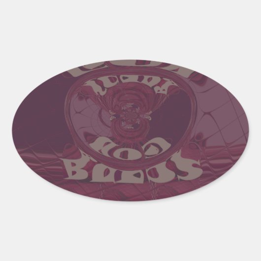 Gott segne Sie Giraffen Art Print/Design Ovaler Aufkleber (Vorderseite)