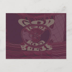 Gott segne Sie Giraffen Art Print/Design Postkarte