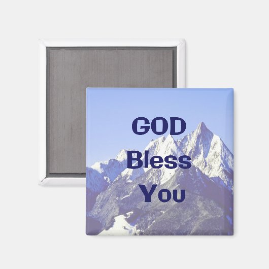 Gott segne Sie Magnet (Vorderseite/Rückseite)