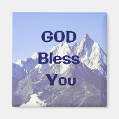 Gott segne Sie Magnet (Vorne)