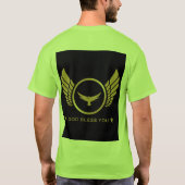 Gott segne Sie nennen Printed Elegant Men's Limone T-Shirt (Rückseite)