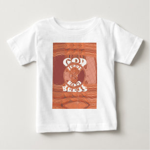 Gott segne Sie vom inspirierenden Textdesign. Baby T-shirt