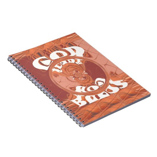 Gott segne Sie vom inspirierenden Textdesign. Notizblock (Rechte Seite)