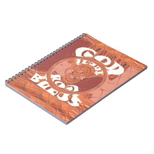 Gott segne Sie vom inspirierenden Textdesign. Notizblock (Linke Seite)