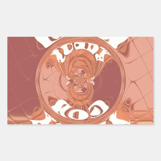 Gott segne Sie vom inspirierenden Textdesign. Rechteckiger Aufkleber (Vorderseite)