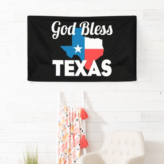 Gott segne Texas Banner (Insitu)