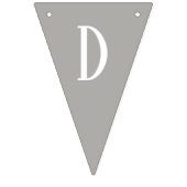 Gott segne Thomas Blue und Grauer Taufbanner Wimpelkette (Dritte Fahne)