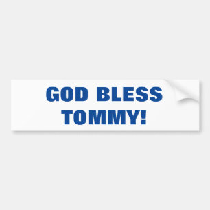 GOTT SEGNE TOMMY! AUTOAUFKLEBER