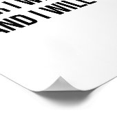 Gott segne und Rett dir. Für die Wiederherstellung Poster (Ecke)