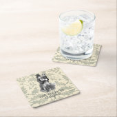 Gott segne uns alle Dickens Christmas Carol Rechteckiger Pappuntersetzer (Vor Ort)