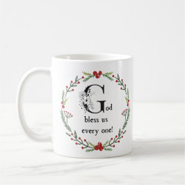 Gott segne uns jeden einzelnen Scrooge Dickens Wei Kaffeetasse