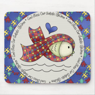 Gott segne unser Autisic Children Mousepad