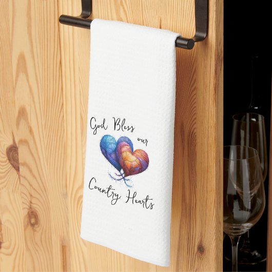 Gott segne unser Land Geschirrtuch