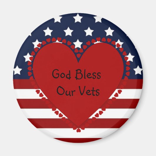 Gott segne unser Vets Magnet (Vorne)