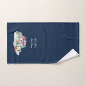 Gott segne unsere Farm Weihnachtslandschaft Badhandtuch Set (Handtuch)