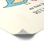 Gott segne unsere Liebe: Personalisiert Poster (Ecke)