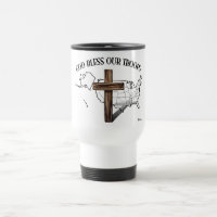 Gott segne unsere Truppen mit robustem Kreuz & US-