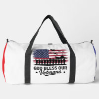 Gott segne unsere Veteranen Amerikanische Flagge