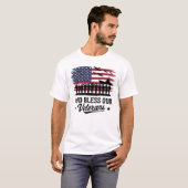 Gott segne Unsere Veteranen USA T-Shirt (Vorne ganz)