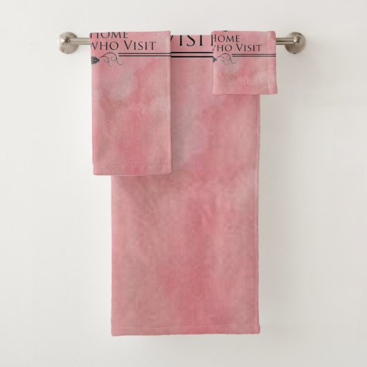 Gott segne unsere Zuhause Badhandtuch Set (Insitu)