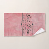 Gott segne unsere Zuhause Badhandtuch Set (Handtuch)